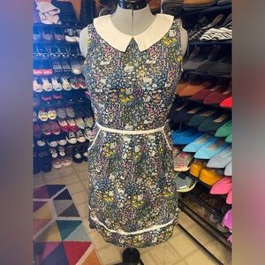 EUC Worn once Retrolicious Cat in Spring Dress Size L